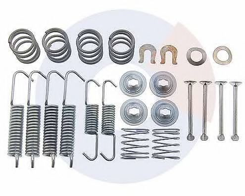 set accesorii, saboti frana parcare