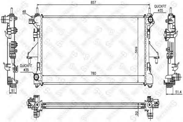 Radiator, racire motor