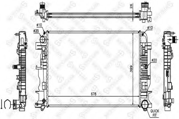 Radiator, racire motor