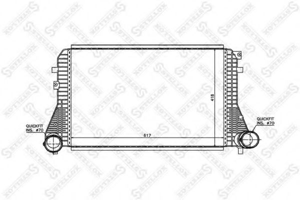 Intercooler, compresor