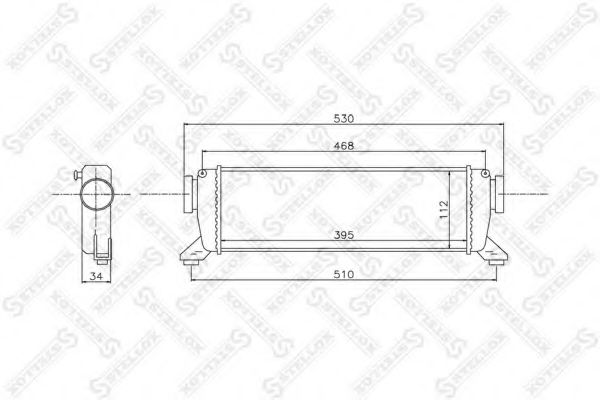 Intercooler, compresor