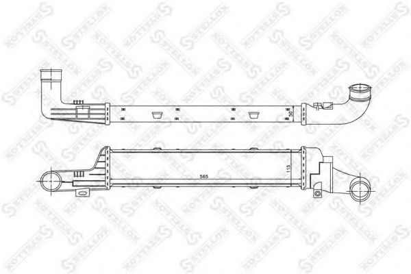 Intercooler, compresor