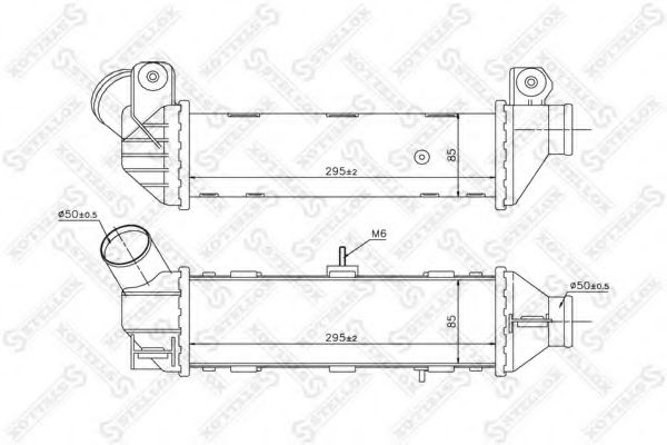 Intercooler, compresor