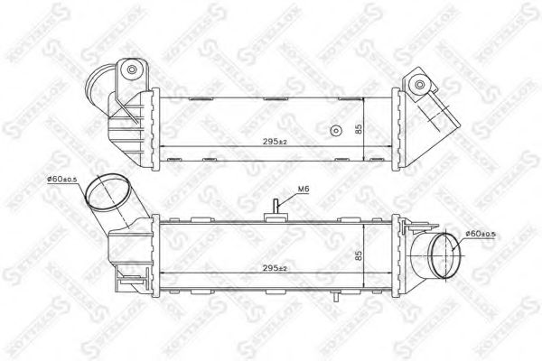 Intercooler, compresor
