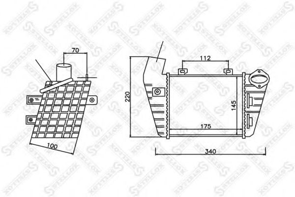 Intercooler, compresor