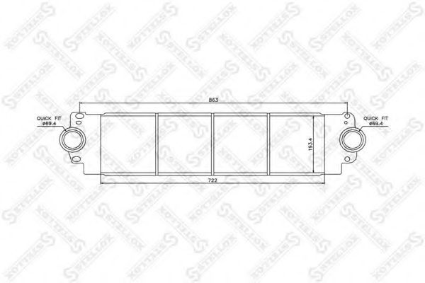 Intercooler, compresor