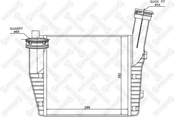 Intercooler, compresor