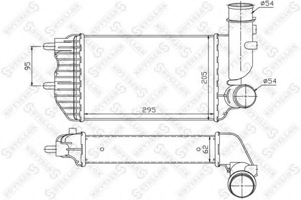 Intercooler, compresor