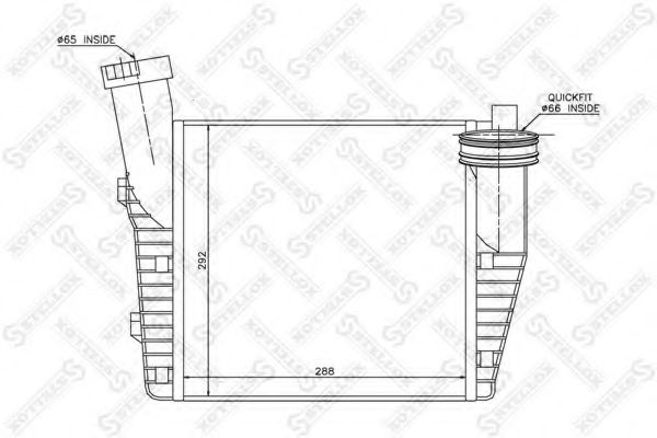 Intercooler, compresor