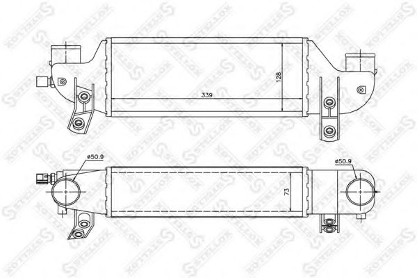 Intercooler, compresor