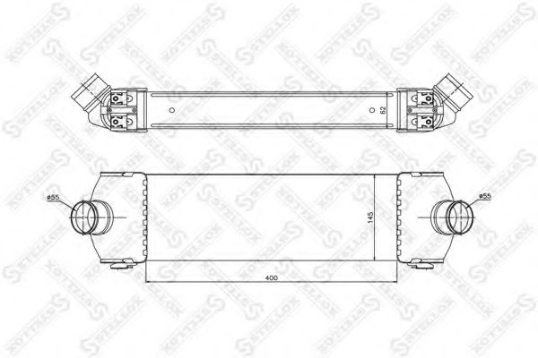 Intercooler, compresor