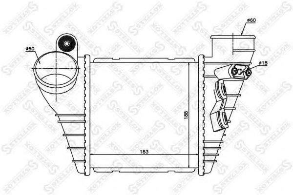 Intercooler, compresor