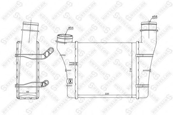 Intercooler, compresor