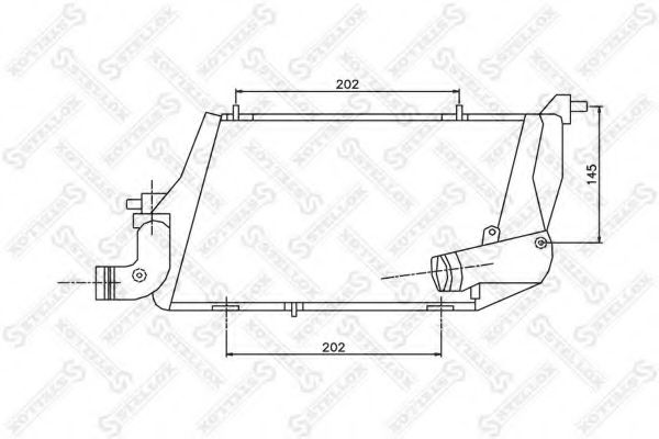 Intercooler, compresor