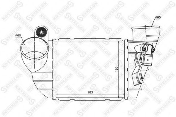 Intercooler, compresor