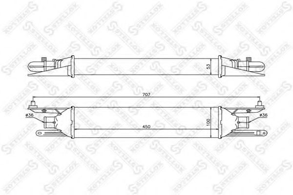 Intercooler, compresor