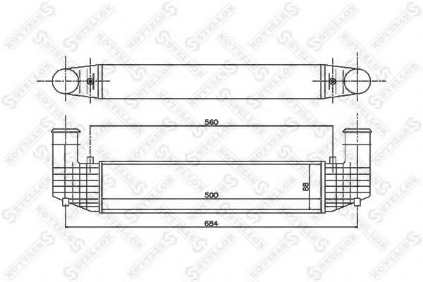 Intercooler, compresor