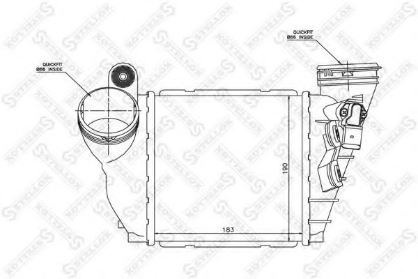 Intercooler, compresor