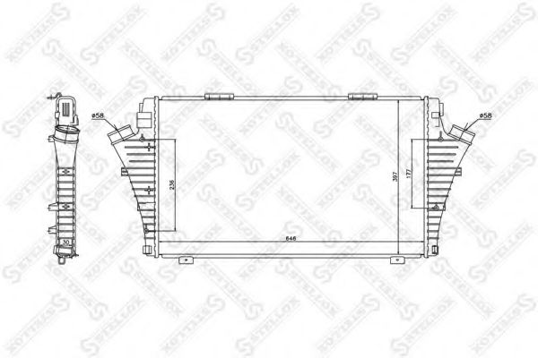 Intercooler, compresor
