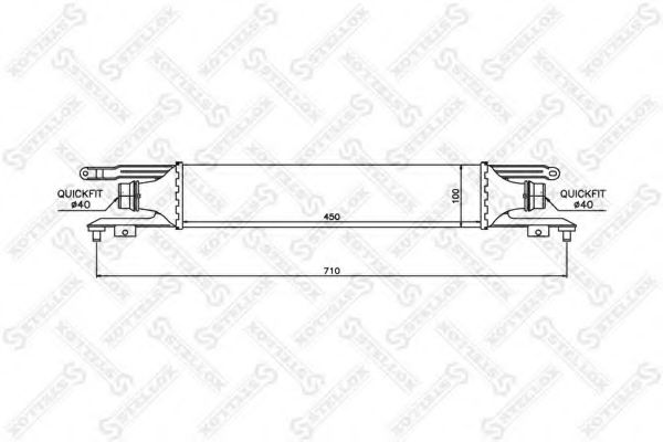 Intercooler, compresor