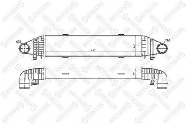 Intercooler, compresor