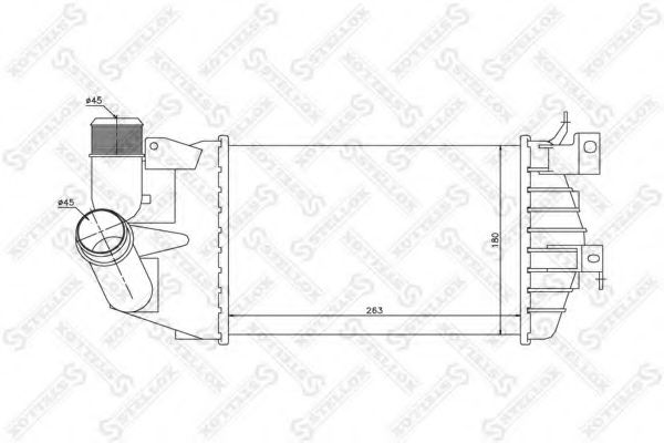 Intercooler, compresor