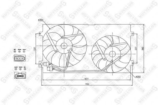 Ventilator, radiator