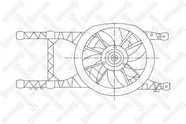 Ventilator, radiator
