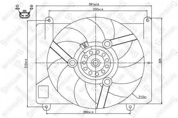 Ventilator, radiator