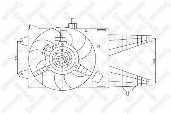 Ventilator, radiator