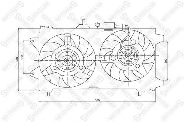 Ventilator, radiator