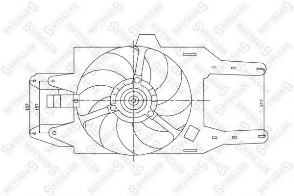 Ventilator, radiator