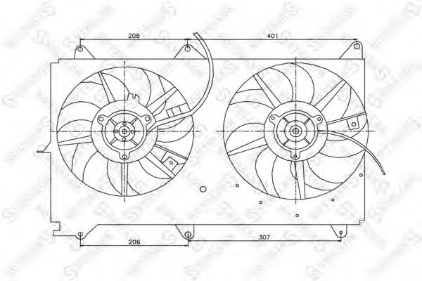 Ventilator, radiator