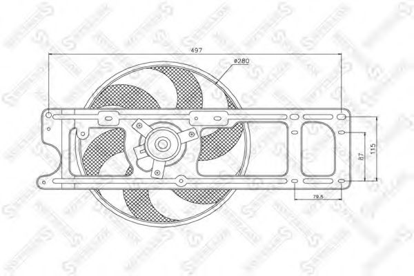 Ventilator, radiator