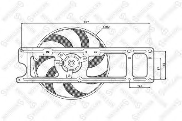 Ventilator, radiator