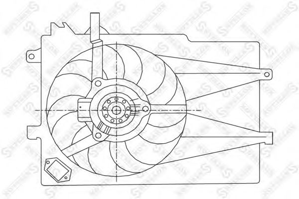 Ventilator, radiator