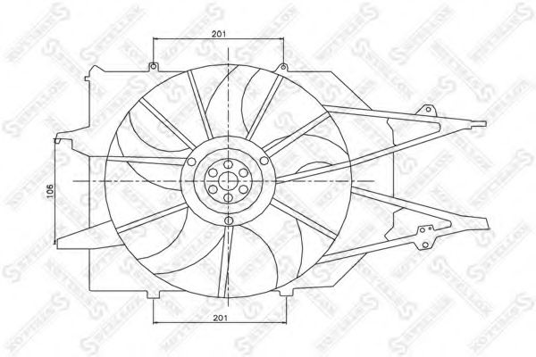 Ventilator, radiator