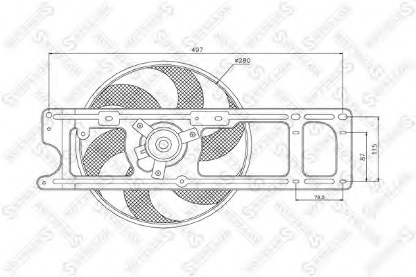 Ventilator, radiator