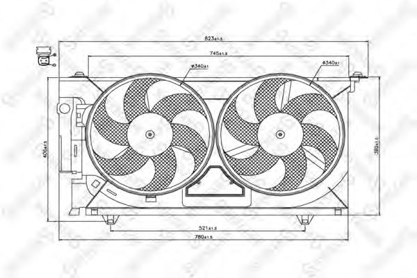 Ventilator, radiator