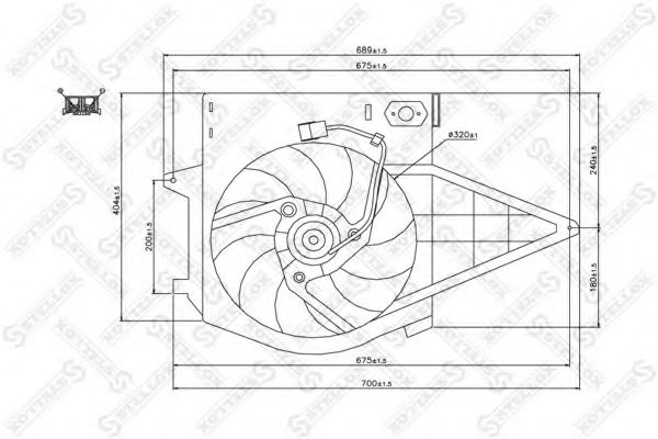 Ventilator, radiator