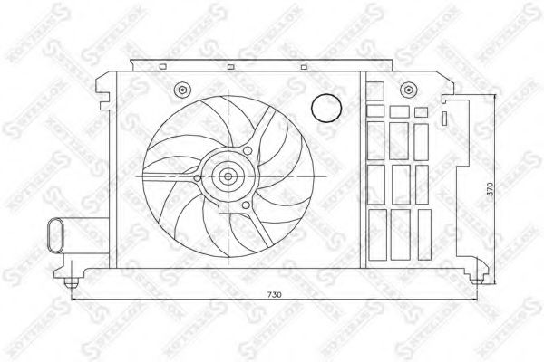 Ventilator, radiator