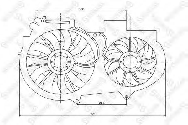 Ventilator, radiator