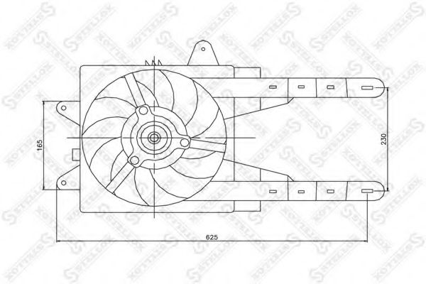 Ventilator, radiator