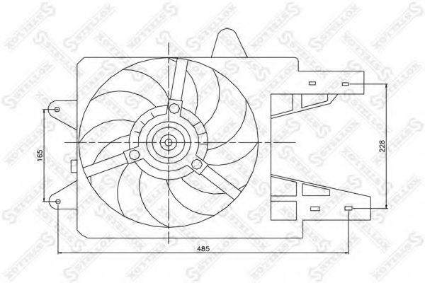 Ventilator, radiator