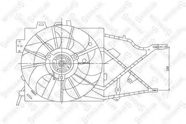 Ventilator, radiator