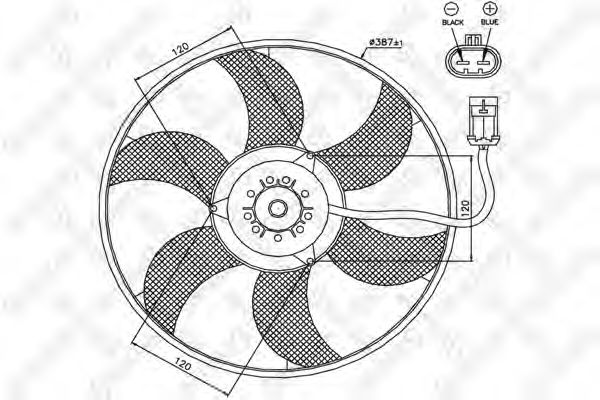 Ventilator, radiator