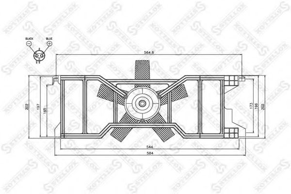 Ventilator, radiator