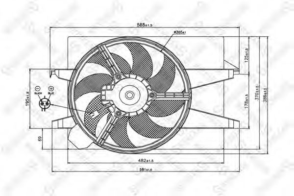 Ventilator, radiator