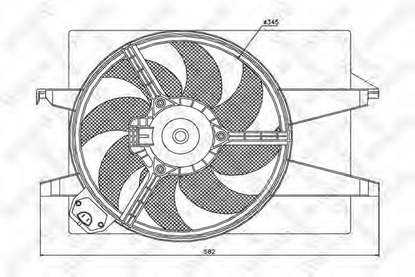 Ventilator, radiator