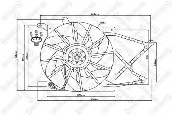 Ventilator, radiator